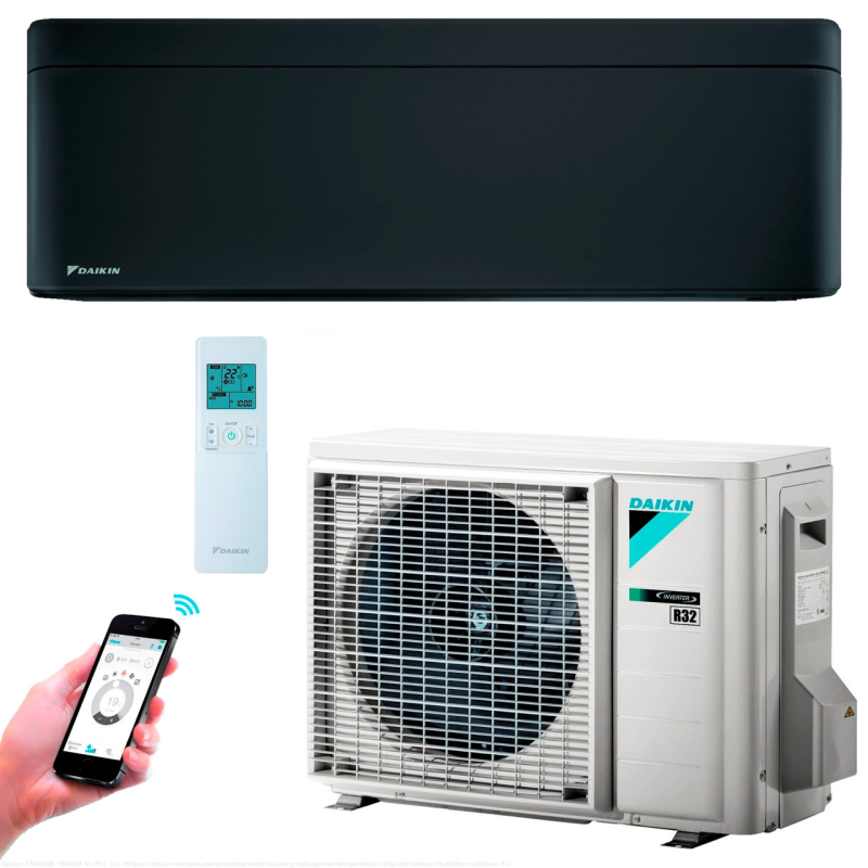 Кондиціонер Daikin FTXA35BB/RXA35A9 Wi-Fi серії Stylish, (Інвертер, R32, -15°C до +46°C)