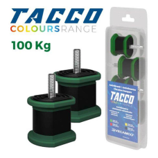 Віброопори Vecamco TACCO - 4 шт (Навантаження 100 кг). Антивібраційні вставки для кондиціонерів. Зелені